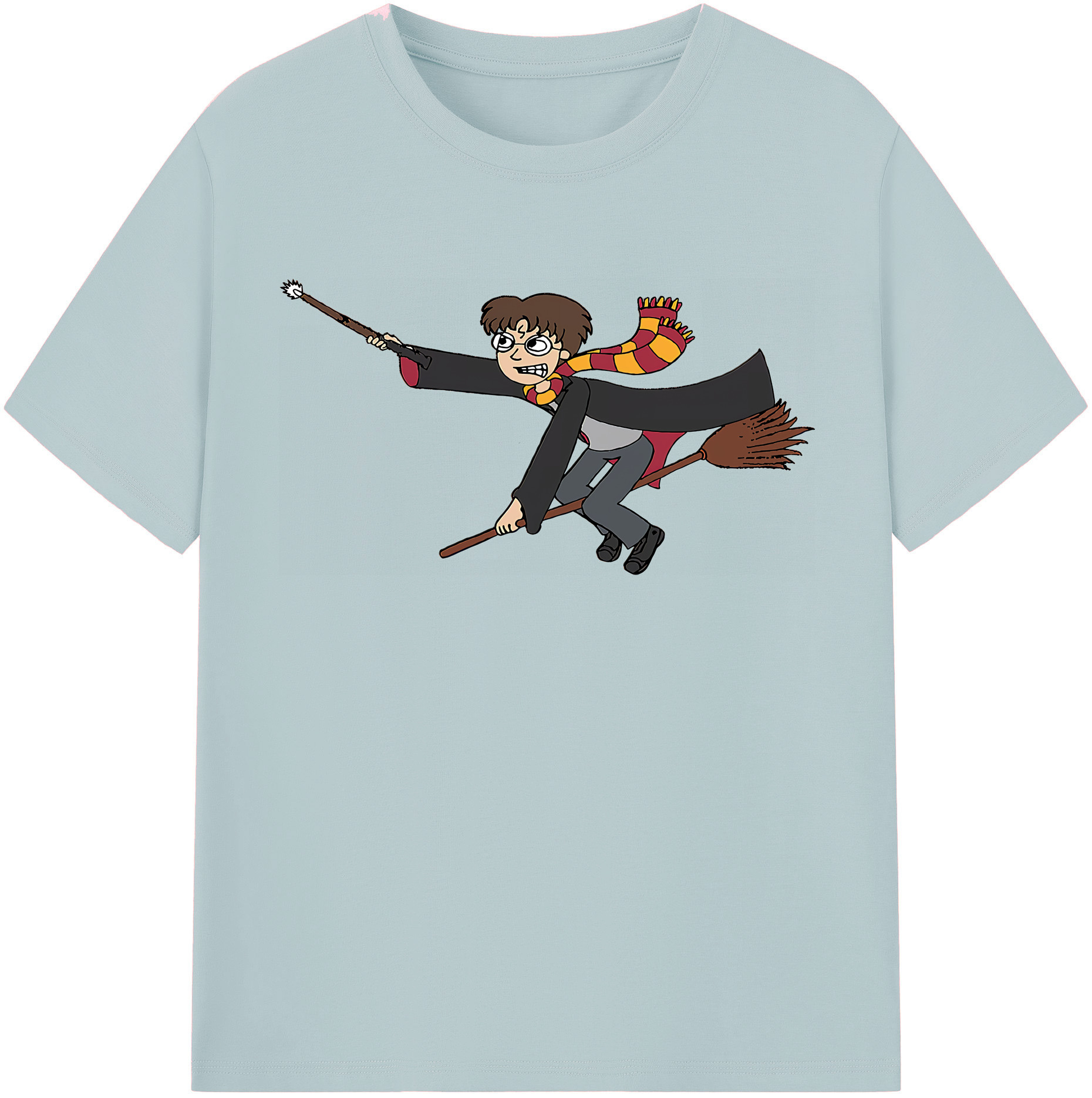 （画像用） Harry Potter ハリー・ポッターシリーズ 綿100％半袖Tシャツ（フロントプリント）